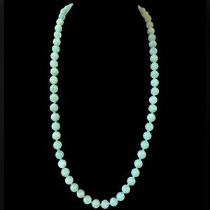 Vintage Jade Bead Estate Necklace